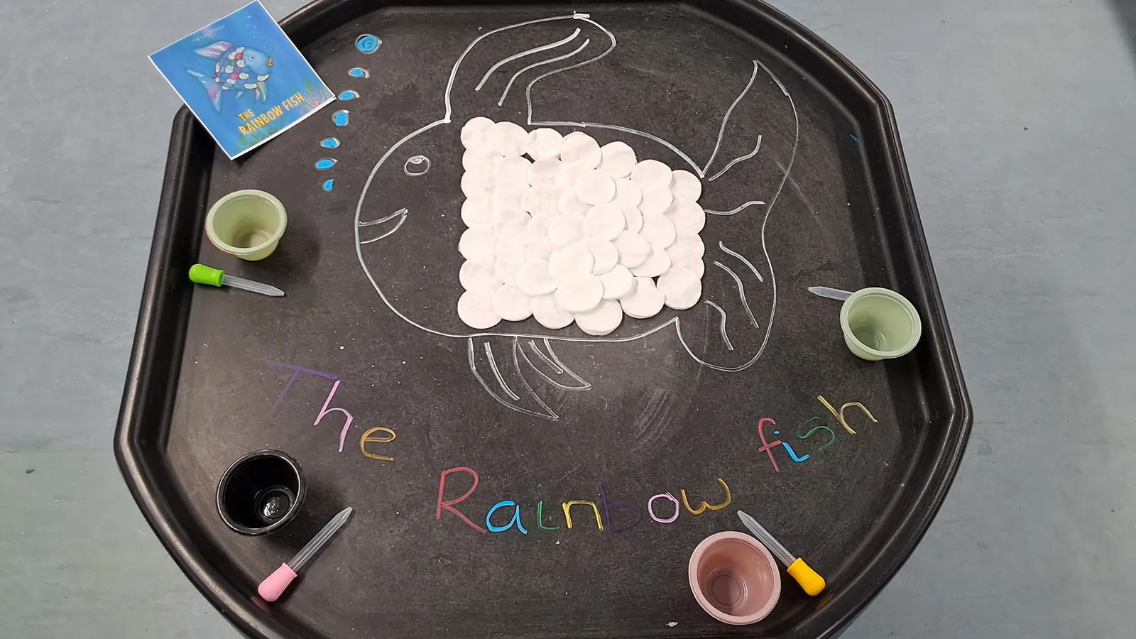 rainbow fish before
